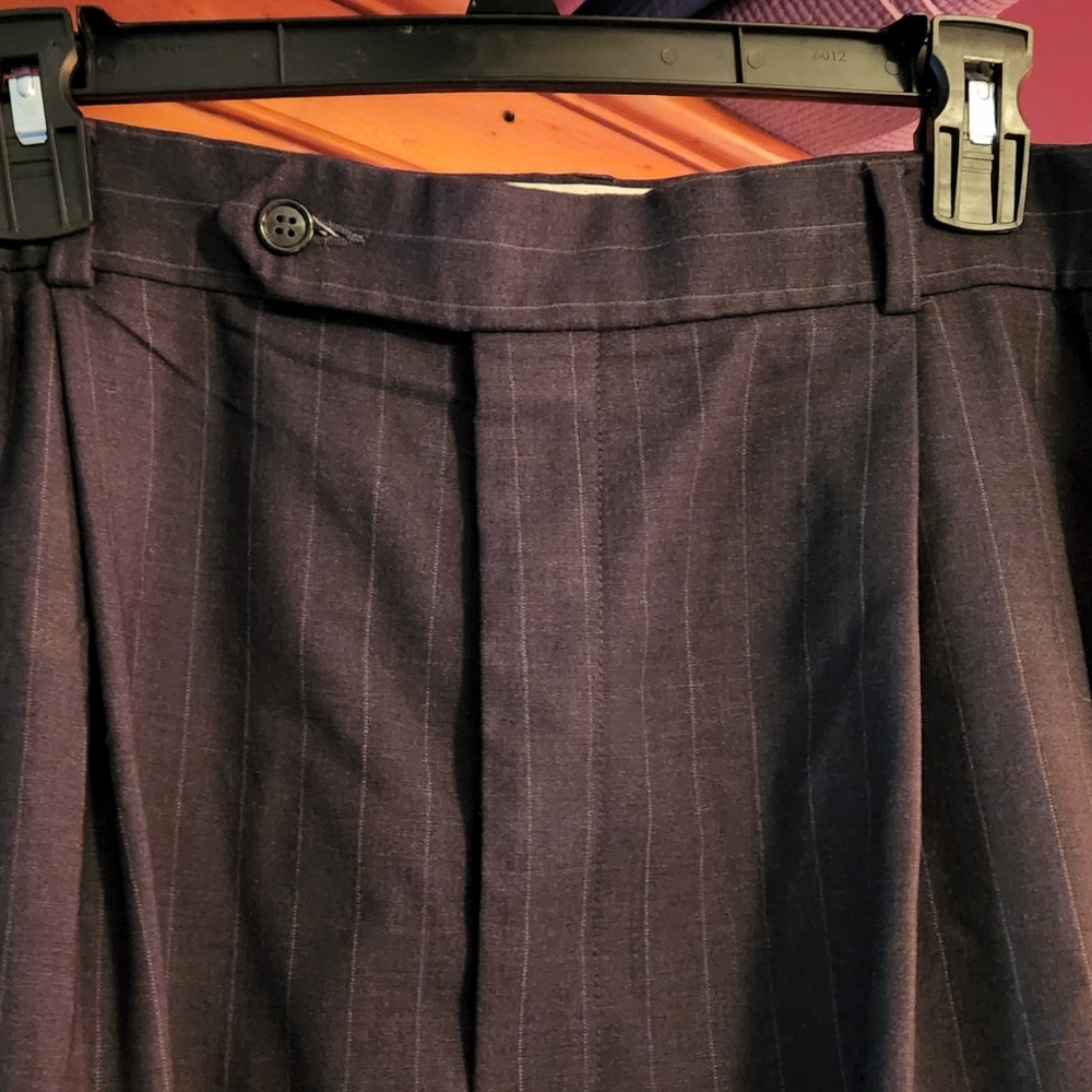 Brooks Brothers Cuffed Pinstripe Pants 40R